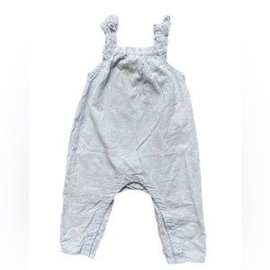 H&M Baby Girl Blue Romper. 6-9M